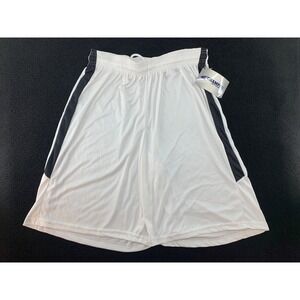 CHAMP PRO SPORTS Adult Athletic Basketball Shorts White Black Size M